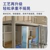 Cama de Dormitorio de Apartamento Cama Triple Gruesa Escolar con Escritorio Marco de Hierro Cama Combinada para Dormitorio de Personal Fabricante Venta al por Mayor