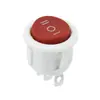 Interruptor de balancín Kcd1 Redondo Rojo y Blanco de 3 Pines y 3 Posiciones Ioii Certificado ETL Exportado a la UE, EE. UU. y Muchos Otros Países