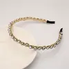 Nueva Diadema de Cristal Barroco Europeo y Americano Versión Pequeña Diadema de Borde Delgado de Esponja Versión Coreana Pedrería Cuentas Accesorios para el Cabello para Mujer