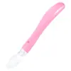 Colher de Bebê Silicone Colher com Ponta Macia Colher de Treinamento para Bebê Louça Infantil Louça de Alimentação Colher de Silicone Colher Macia de Silicone