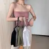 Nova Camisola Sexy da Moda para Celebridades da Internet para Mulheres com Alças Finas, Bojos Integrados, Faz Seios Grandes Parecerem Menores, Adequada para Usar em Camadas ou Sozinha
