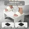 Taburete para Inodoro de Uso Doméstico, Ayuda Engrosada para Ponerse en Cuclillas en el Inodoro, Reposapiés para Adultos y Niños, Taburete para Asiento de Inodoro, Reposapiés para Mujeres Embarazadas