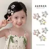 Presilha de Cabelo Estrela de Cinco Pontas para Meninas BB Clip de Alto Valor para Bebês Presilhas Pequenas Coloridas com Contas para Crianças Acessórios de Cabelo Fofos e Bonitos