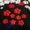 50 Piezas Flores Pequeñas de Satén 3D Adornos DIY Hechos a Mano Vestidos de Boda Vestidos de Noche Faldas Materiales Decorativos
