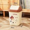Cubo de Basura Doméstico de Gama Alta Engrosado de Gran Capacidad para Sala de Estar Dormitorio Cubo de Basura para Dormitorio de Estudiantes Oficina Cubo de Almacenamiento