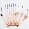 Brocha para polvos diez brochas de maquillaje grandes pelo suave grande esponjosa alto brillo maquillaje cintura pequeña set de brochas de maquillaje brocha