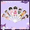 Wang Lujie 30% de descuento Abanico Plegable Merchandising de Apoyo para Conciertos Mismo Estilo Tiktok