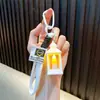 Llavero de Lámpara de Viento Mini Retro Llavero de Luz de Vela Electrónica Luz Ambiental Decorativa Colgante Pequeño para Bolsa de Regalo