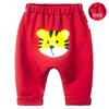 Comercio exterior europeo y americano pantalones elásticos de doble cara para niños niños y niñas algodón tejido rizado pantalones casuales pantalones harén para bebé pantalones pp