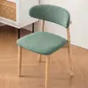 Funda para silla de cuerno de vaca para todas las estaciones, funda para mesa y silla de comedor, funda de protección completa para sillas de madera maciza, funda antipolvo separada para respaldo de silla