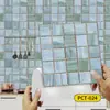 Azulejos Mosaico de Padrão Pedra Imitação para Paredes de Fundo de Sala de Estar, Azulejos para Cozinha e Banheiro, Azulejos Decorativos Estilo Americano para Reforma