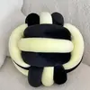 Cojín de bola anudada tejido a mano de dos colores transfronterizo para sofá de sala de estar, cojín para el hogar, cojín para respaldo de cabecera, cojín de soporte lumbar