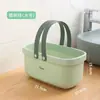 Cesta de baño, cesta de ducha, cesta de tocador portátil, cesta de baño rectangular, cesta de almacenamiento engrosada, cesta de ducha, cesta colgante, cesta de almacenamiento al por mayor