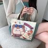 Bolso de Lona de Moda para Mujer 2026 Nuevo Modelo Bolso Tote Bolsa para Lonchera Minibolsa de Mano Bolsa para Almuerzo de Estudiante y Viajero al por Mayor
