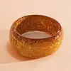 Pulseira Gradiente de Resina com Strass Cruzada Europeia e Americana Pulseira Boêmia Retrô Joia de Mão de Personalidade Nicho de Alta Qualidade para Mulheres