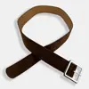 Cinturón ancho de color caramelo estilo retro coreano para cinturón de traje, superficie de felpa de gamuza sintética, cinching de cintura, cinturón de cuero versátil, sensación de alta gama