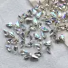 Rhinestone de Vidrio de Alta Calidad YEM-AA 8*13 Girasol Gota de Agua Punta Inferior Rhinestone para Uñas Rhinestone diy Ropa Zapatos Bolsos Accesorios