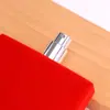 Frasco de Perfume de Vidro em Estoque 100ml com Tampa de Liga de Zinco Aveludada de Encaixe Frasco Spray Cosmético Transparente Vazio