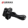 Cable de Conexión de Coche 16 Pines 8 Núcleos Obd2 Coche Uno A Dos Cable Y Cable Plano Tipo Fideo Cable Derivación 30cm de Largo