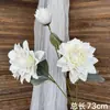 Flores de Casamento Brancas Simulação Flores de Casamento Arranjo de Cena Flores Artificiais Paisagismo Flores de Fileira no Chão Decoração Suave Arte Floral Arranjo de Flores Rosas