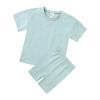 Conjunto Transfronteiriço de Verão de Camiseta de Manga Curta e Leggings para Meninos e Meninas, Roupa Esportiva Casual Solta Infantil de 2 Peças para Crianças Médias e Grandes