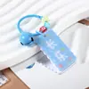 Llavero de Acrílico de Dibujos Animados con Texto Inspirador y Bendiciones, Colgante para Mochila DIY, Llavero Fresco y Lindo