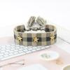 Pulsera de Correa con Borla de Remache de Estrella de Cinco Puntas, Pulsera Tejida de Estilo Étnico Colorido, Accesorios Transfronterizos de Estilo Mixto Multicolor