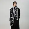 Lenço pequeno estilo ins coreano para meninas, lã tricotada para outono e inverno, aquecedor de pescoço versátil estilo coreano para estudantes, em estoque