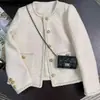 Colección Otoño 2026: Abrigo de Lana para Mujer Estilo Francés Inspirado en Chanel, Ropa de Abrigo Elegante y de Alta Gama