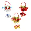 Campana de Navidad 20cm Alfabeto Inglés Ángel Colgante de Campana de Navidad Escena de Árbol de Navidad Accesorios Colgantes