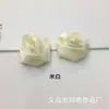 Ponto 1,5 cm botão tridimensional feito à mão Botão de Rosa DIY acessórios de cabelo presilha de cabelo sapatos chapéu cartão de felicitações acessórios de vestuário