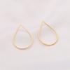Oro de 14K amor estrella pentagonal círculo cuadrado triángulo colgante geométrico material diy aretes colgantes accesorios