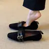 Zapatos de tacón de punta estilo francés con lazo para mujeres petite, Novedades Otoño 2026, Aumentador de altura interior, Cómodos para ir al trabajo, Zapatos Mary Jane