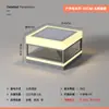 Lámpara de poste para jardín, Lámpara de poste para puerta exterior alimentada por energía solar, Lámpara de pared para patio de villa alimentada eléctricamente, Lámpara de poste impermeable para exteriores