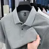 2026 Verano Nuevo Estilo Camiseta de Manga Corta de Algodón Puro Polo de Cuello Camisero de Manga Corta de Verano Top de Manga Corta de Color Puro
