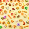 Bolsa Estilo Misto de Comida Simulada e Brinquedos Biscoitos Baguete Acessórios de Resina Cola de Creme para DIY Capa de Celular Acessórios de Cabelo Joias Atacado