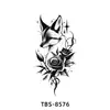 Adesivos de tatuagem atacado transfronteiriço uma geração de adesivos de tatuagem TBS flores leão tigre lobo totem tatuagem