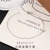 Pulsera Fina para Mujer, Estilo Genial, Simple y Versátil, Personalidad de Estudiante Coreana, Pulsera de Celebridad de Internet
