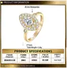Anel de moissanita cor de ovo de pombo de luxo leve estilo vintage, prata de lei 925, versátil, de alta qualidade, elegante, anel requintado estilo ins