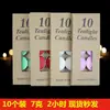 Ferramentas de Pintura com Fogo, Velas Aquecidas, Confissão e Pedido de Casamento, Aromaterapia de Aniversário, Velas Redondas de Chá Sem Fumaça, Dez Caixas de Papel Kraft