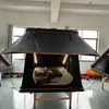 Barraca de Teto para Carro Triangular de Cinco Lados com Teto Rígido para Acampamento ao Ar Livre, Sem Montagem Necessária, Barraca de Carro de Montagem Rápida