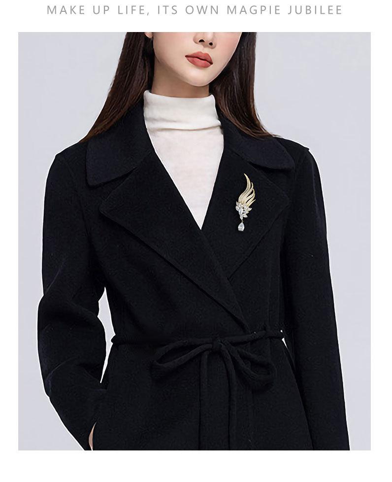 天使之翼高级感翅膀胸针小众独特优雅精致胸花新款轻奢