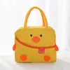 Bolsa de Lonchera de Dibujos Animados Linda, Bolsa Térmica, Lonchera, Lonchera Infantil, Lonchera Térmica de Papel de Aluminio para Estudiantes, Bolso al por Mayor