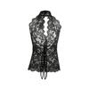 1273 Lingerie sexy feminina lenço de renda sexy macacão transparente paixão privada arquivo aberto tentação para evitar traje
