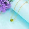 Doce Piedras de la Suerte Imitación Oro de 18K Cadena para Clavícula Accesorios para Joyería DIY Piedra de Nacimiento Popular Transmisión en Vivo Femenina