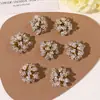 Pendientes y accesorios para el cabello de estilo coreano, frescos, únicos, súper de hadas, bola de cristal, flor, DIY, lujo ligero, alta gama, versátiles para el día a día