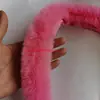 Tiras de Piel Sintética de Conejo, Adorno de Piel Blanco, Ropa Infantil DIY, Cheongsam, Traje Tang, Hanfu, Capa, Adorno de Encaje, Bordes de Zapatos, Accesorios DIY