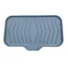Caja Drenante de Jabón de Silicona en Stock de Fábrica, Soporte Antideslizante para Jabón de Baño, Gadget Drenante para Jabón