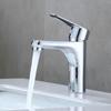 Baño cromado plateado de doble uso frío y caliente grifo para mueble de baño triángulo lavabo de cobre