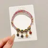 Pulseira de Alta Qualidade Estilo Zongzi 2026 Nova para o Festival do Barco-Dragão, Pulseira de Fio Colorido Estilo Xizang com Pingente de Paz, Corda de Mão Estilo Étnico